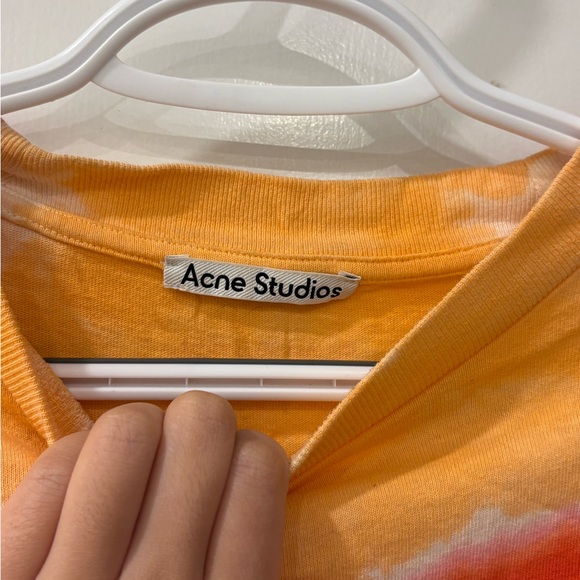 Acne Studios Heart Tie Dye Oversized T-Shirt (as seen on Hailey Bieber) - Picture 4 of 8